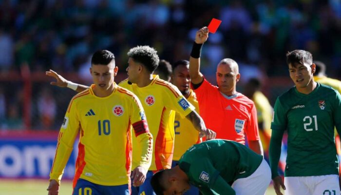 Dengan 10 Pemain, Bolivia kalahkan Kolombia 1-0