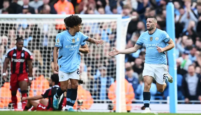 Mateo Kovacic Cetak Dua Gol, Man City Kalahkan Fulham 3-2